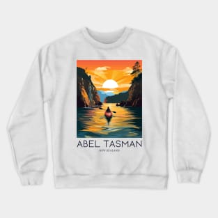 A Pop Art Travel Print of Abel Tasman National Park - New Zealand Crewneck Sweatshirt